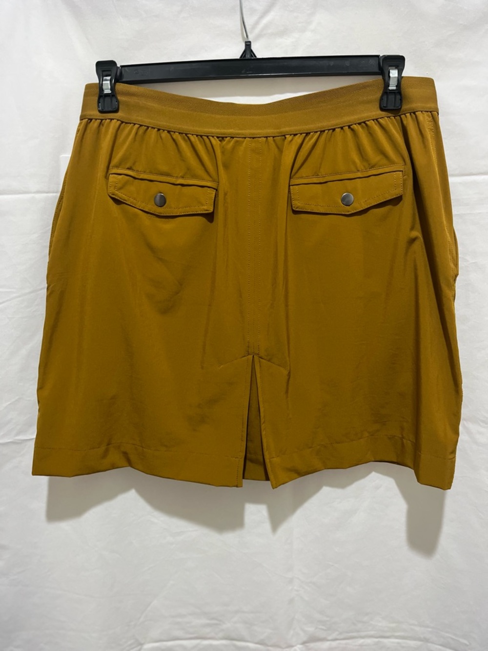 Athleta Mustard Mini Skirt with Pocket Details nwt - Picture 3 of 10